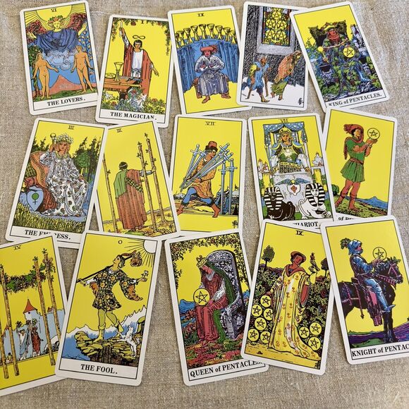 Original size tarot cards deck 3"x 5" 78 Cards Radiant Wise Spirit Tarot Pouch - Picture 16 of 16